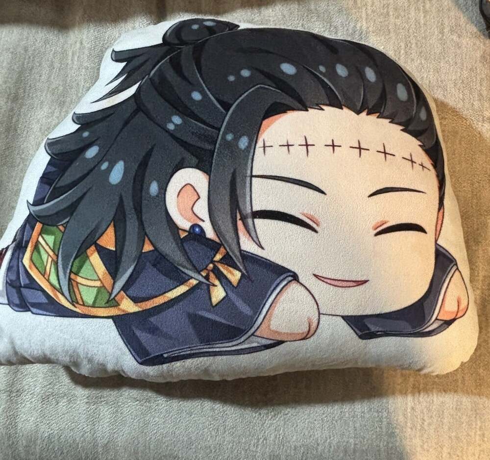 Jujutsu Kaisen Suguru Geto 18" Chibi Plush Pillow Cushion - Double Sided Anime - Picture 4 of 4